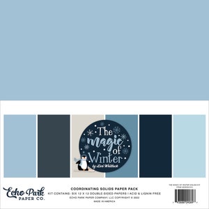 Echo Park Solids Kit - The Magic of Winter