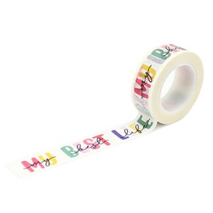 Echo Park My Best Life - My Best Life Words Washi Tape