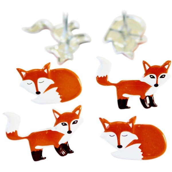 Attaches parisiennes Fox à oeillets