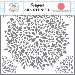 Carta Bella Floral Bunch Stencil
