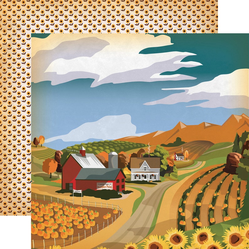Carta Bella - Autumn - Harvest Season Scrapbook Paper image 1