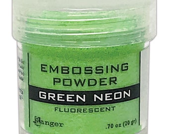 Polvere per goffratura Ranger Ink verde neon