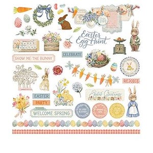 Photoplay Bunnies and Blooms Element Stickers