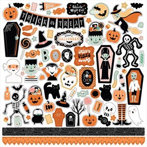 Echo Park Spooktacular Halloween Element Stickers