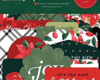 Carta Bella Merry Christmas Flora Ephemera