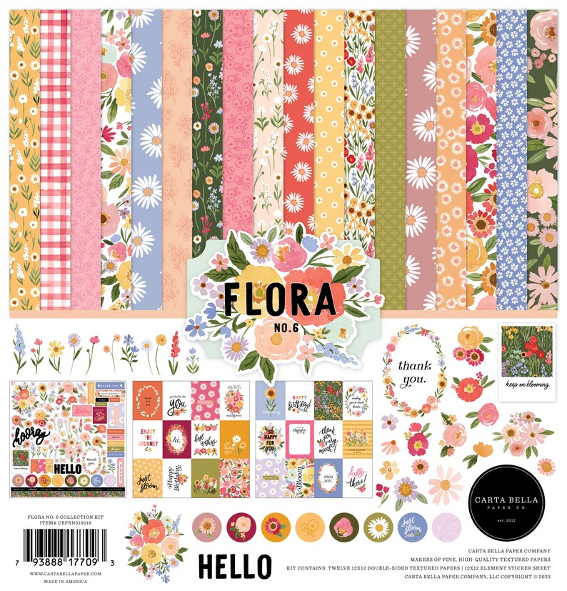 Carta Bella Flora No. 6 Collection Kit image 1