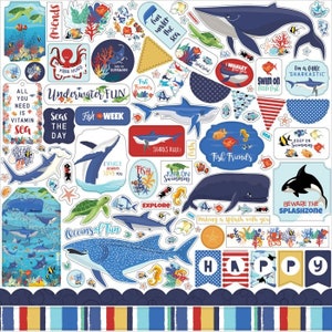 Carta Bella Fish Are Friends Element Stickers