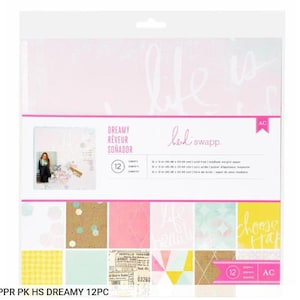 Heidi Swapp 12x12 Paper Pack - Dreamy