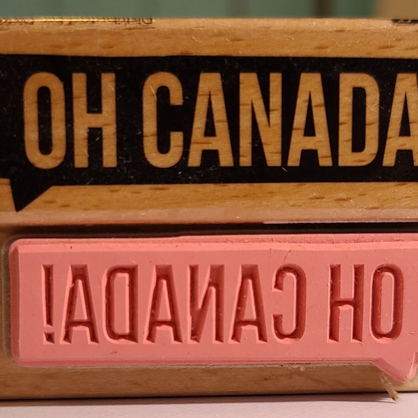 Studio G Oh Canada! Wood Stamp