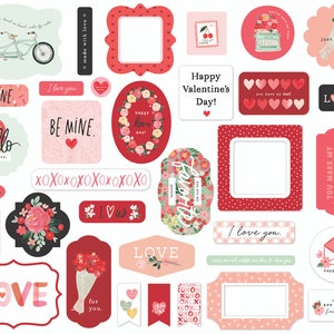 Carta Bella My Valentine Ephemera image 2
