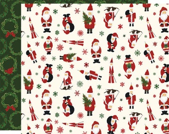 Echo Park Paper - Here Comes Santa Claus - Jingle All the Way 12x12 Scrapbook Paper