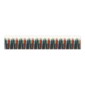 Carta Bella Back to School Washi Tape - Coloring Time Crayons