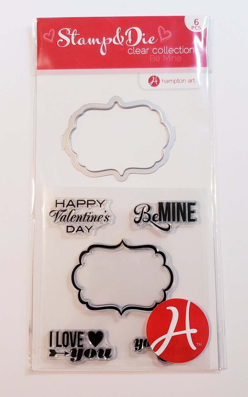 Be Mine Hampton Art StampDie Set