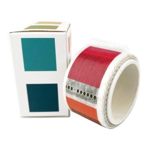 Cinta washi con sello postal Sherbet del espectro del mercado 49 y