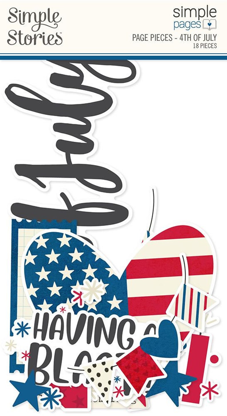 4th of July Simple Stories Page Pieces