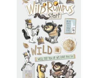 PaperHouse Where the Wild Things Are 3D Stickers