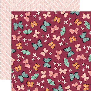 Carta Bella - Our House - Butterflies Scrapbook Paper