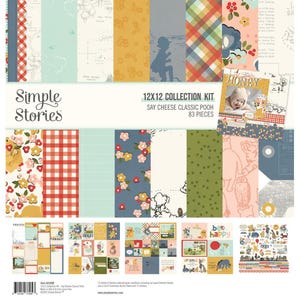 Kit collezione Simple Stories 12"X12" - Say Cheese Classic Winnie the Pooh