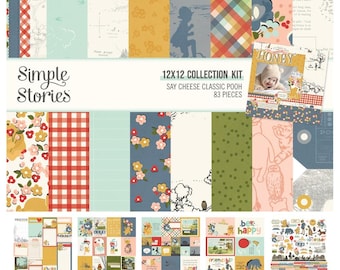 Simple Stories Collection Kit 12"X12" - Say Cheese Classic Pooh
