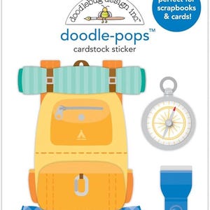 Adesivos de cartolina Doodlebug Doodle-Pops - Nature Hike