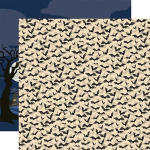Carta Bella - Hocus Pocus - Gone Batty 12x12 Scrapbook Paper