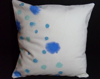 Blue Circles Pillow Cover