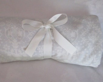 Gray Ikat design extra large flannel blanket