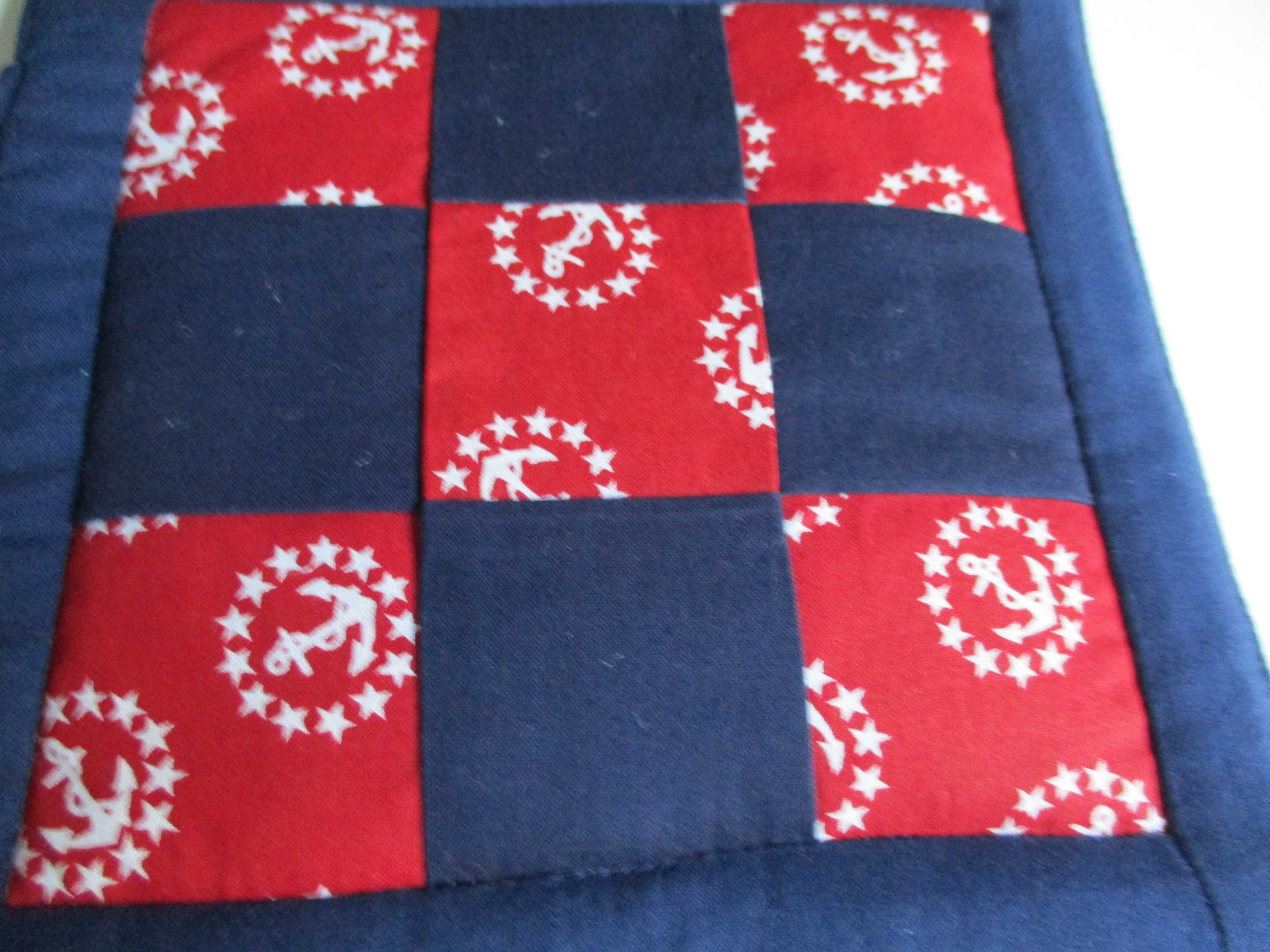 Quilted Handmade Potholders Etsy UK