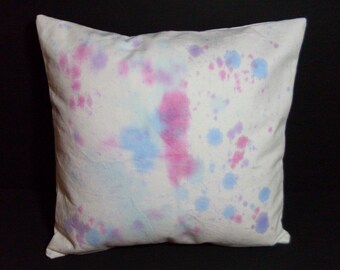 Pastel Splatter Print Pillow Cover (Large print)