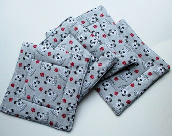 Dog patterned potholders