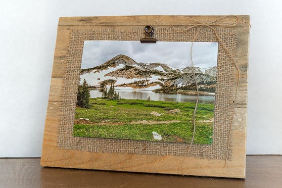 Pallet Art Wyoming Mountain Photography Print Pallet Etsy