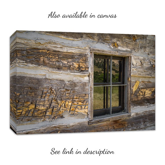 Log Cabin Decor Photography Prints Rustic Wall Decor Etsy