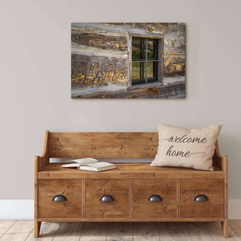 Rustic Wall Decor Log Cabin Pictures Rustic Wall Art Etsy