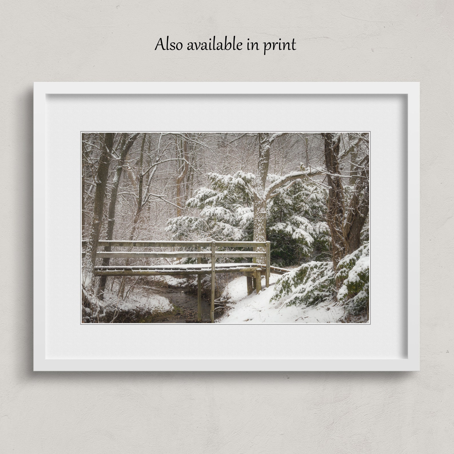 Winter Art Print Canvas Wall Art Landscape Photography Etsy