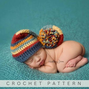 Crochet Elf Hat Pattern: Newborn Photo Prop (PDF Download)