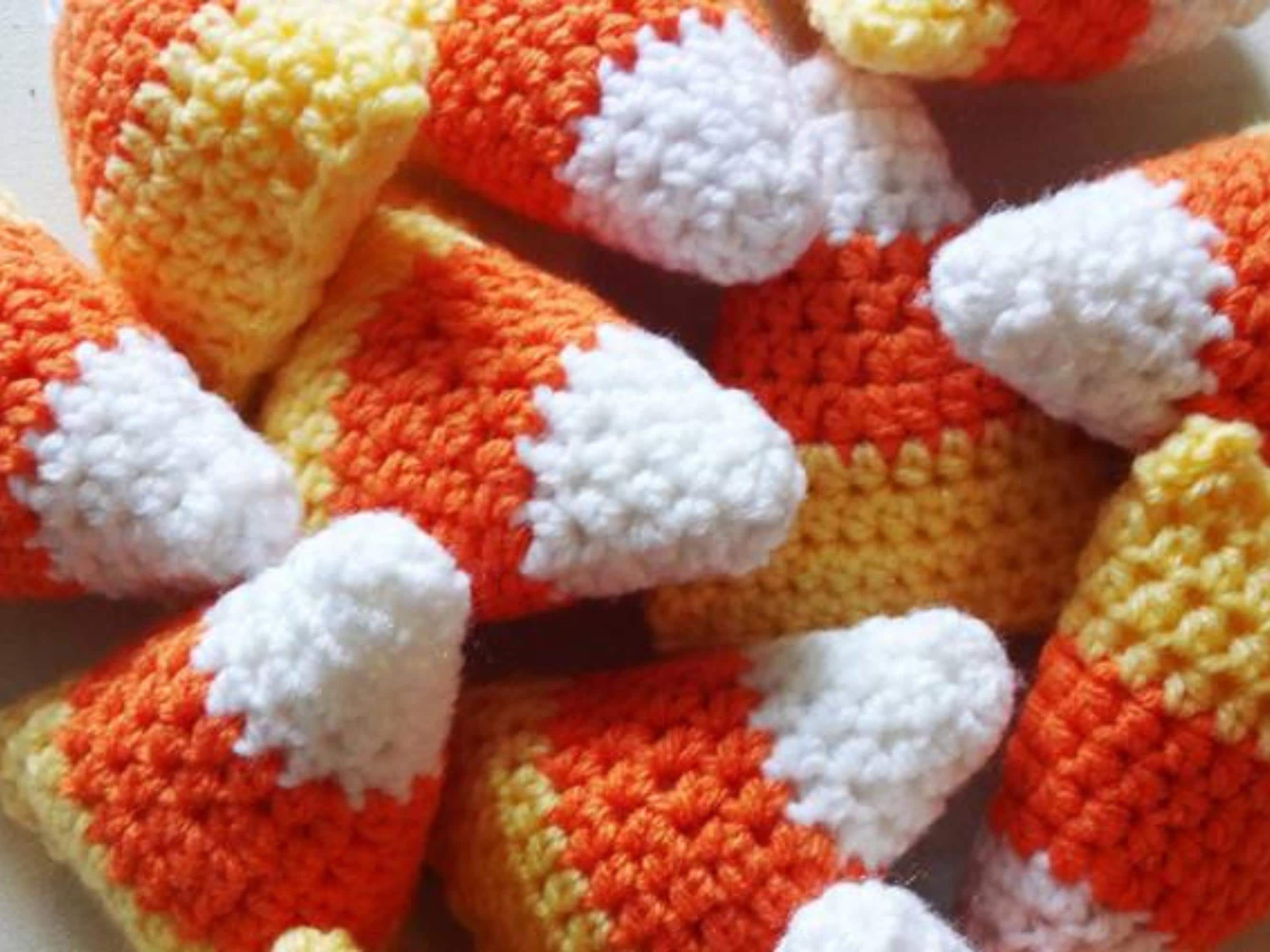 30 Candy Corn Crochet Patterns to Sweeten Your Autumn Decor 25 4-Inch Candy Corn Amigurumi Toy Pattern