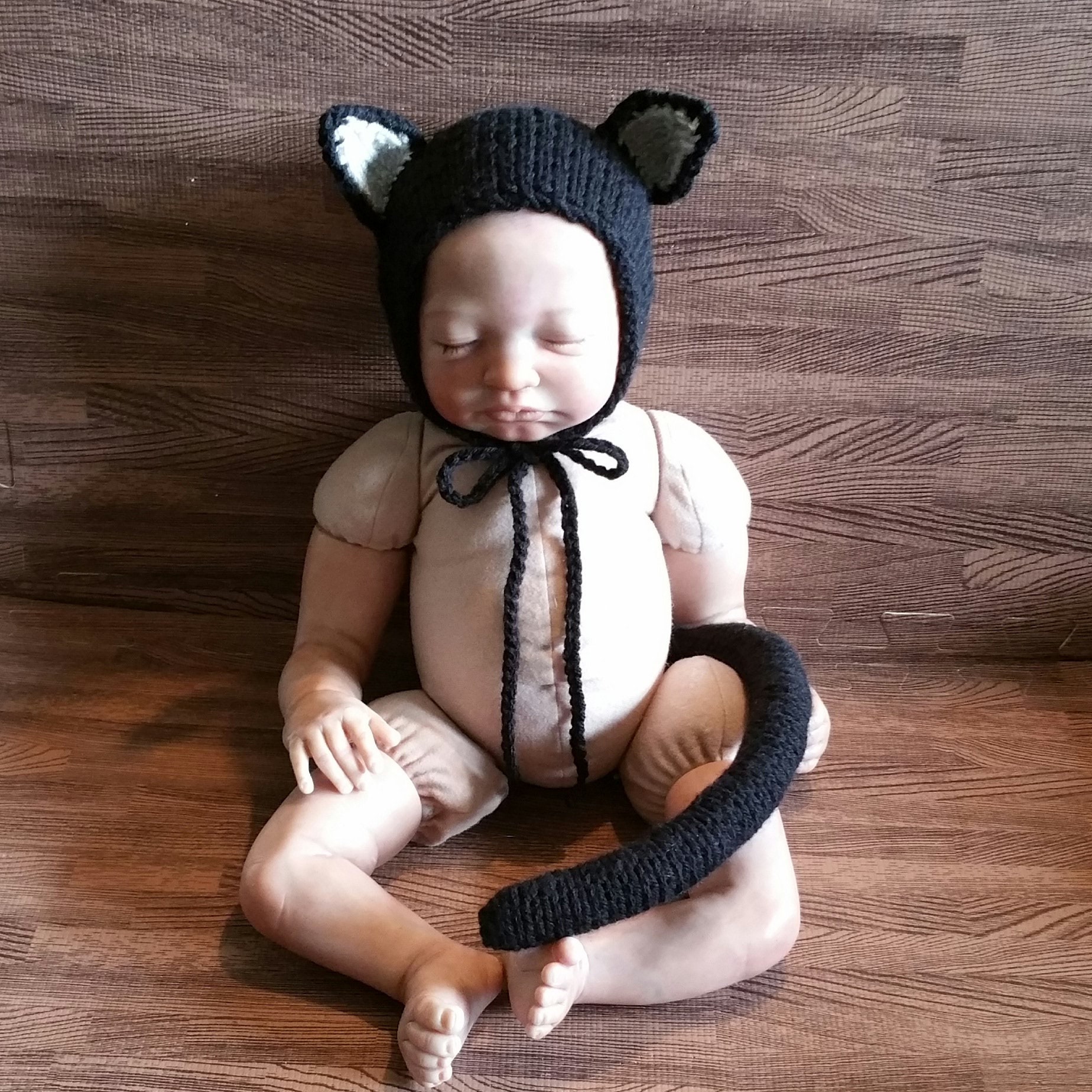 CAT PATTERN newborn cat knitting pattern knit Etsy