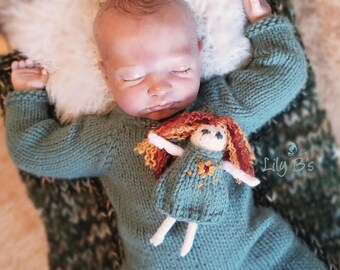 Knitting Pattern: 5" Molly Doll and Dress (PDF Pattern)