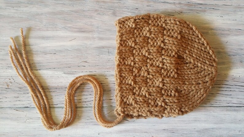Photo Prop Pattern Newborn Knitting Pattern Newborn Prop Pattern Newborn Knit Pattern Baby Bonnet Pattern Woven Bonnet Pattern