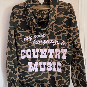 Country Music Duck Camo Hoodie