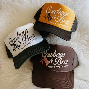 Cowboys & Beer Trucker Hat