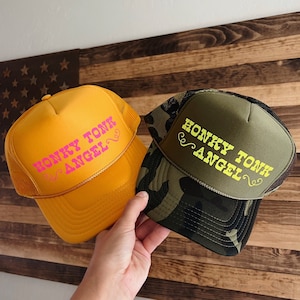 Honky Tonk Angel Trucker Hat