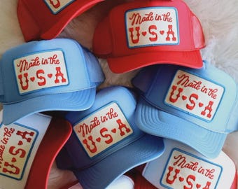 YOU HAD ME AT RODEO White & Blue Trucker Hat Meet Me at the Rodeo Two-Toned Vintage Hat main image 4