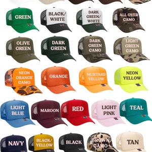 All Hat Color Belle of the Bar Retro Trucker Hat - Etsy