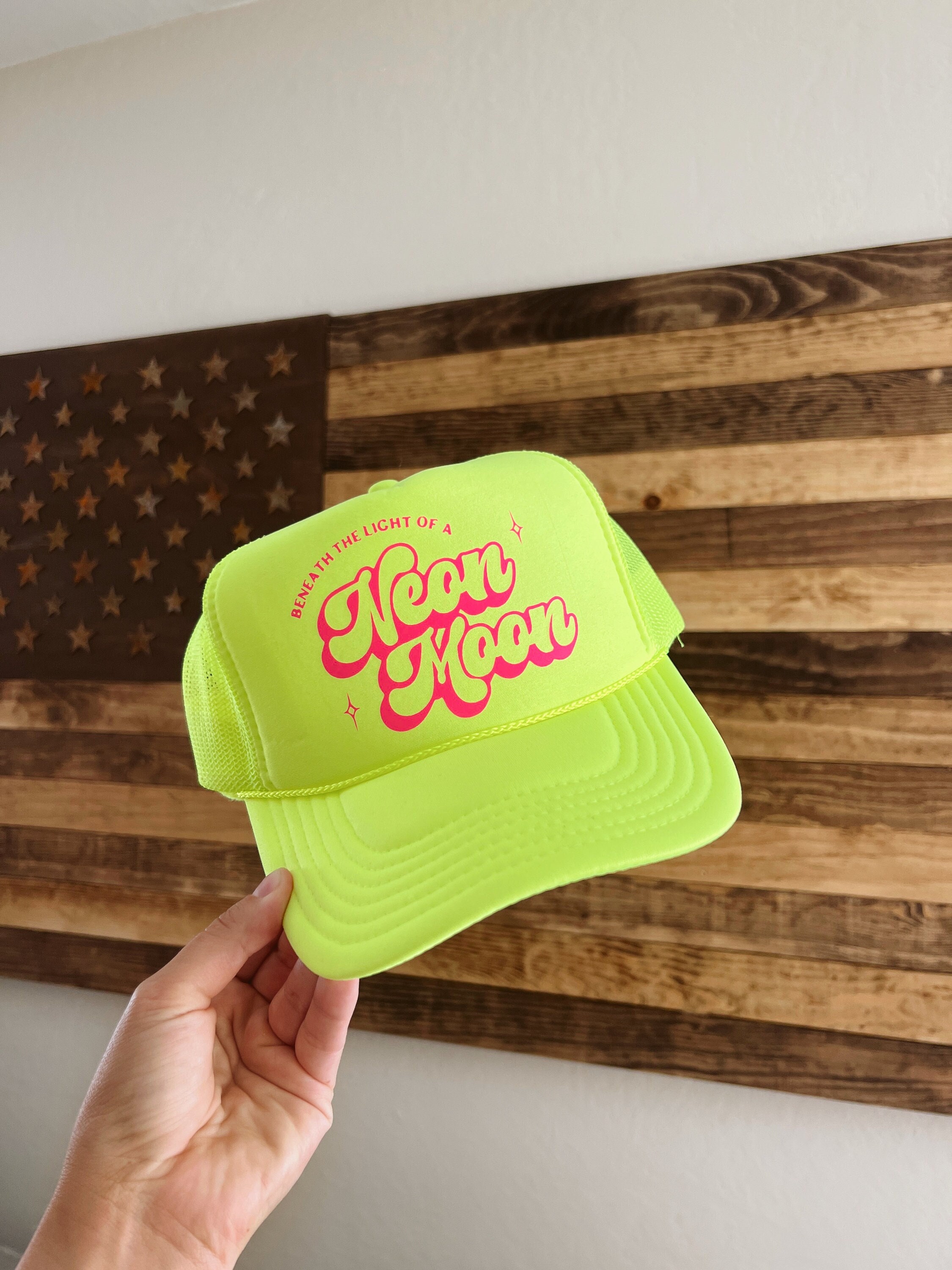 Neon Trucker Hats - Etsy