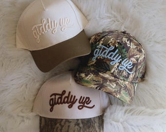 Giddy Up Puff Embroidered Hat