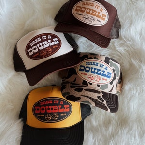 Make It A Double Trucker Hat