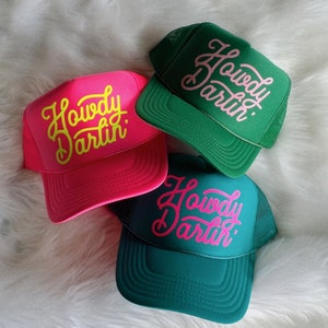 Howdy Darlin' Customizable Trucker Hat image 1