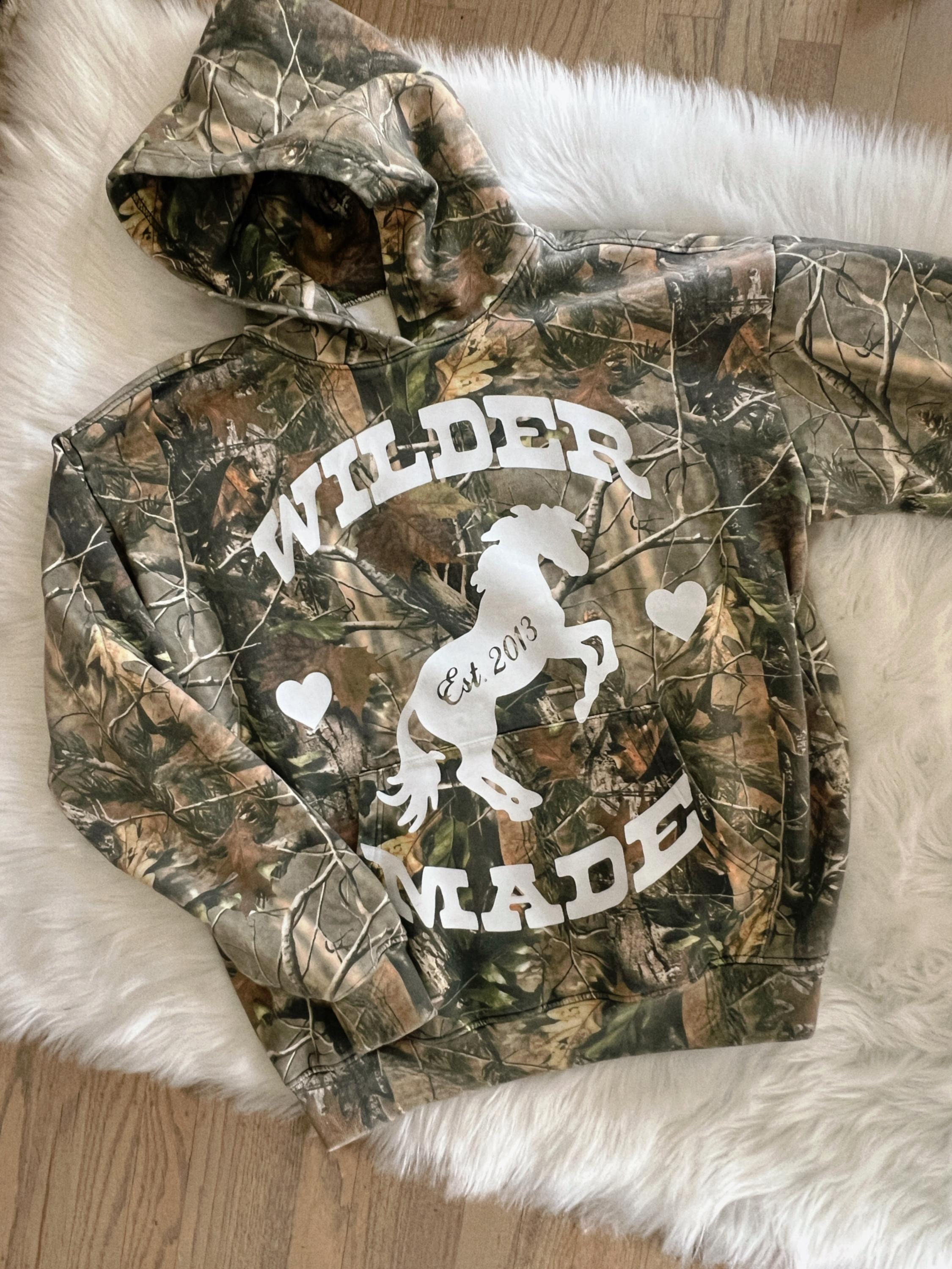 トップス 70's made in usa Camouflage Sweatshirt Supercozy Fleece Hoodie Sweatshirt In Camo For Women | J.Crew