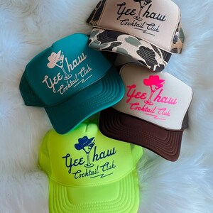 Pink Cocktail Trucker Hat - Etsy display picture 2